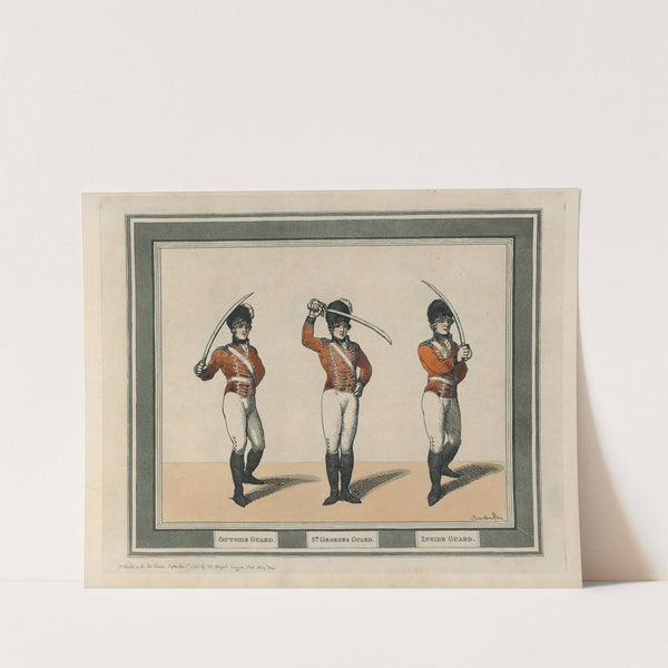 Outside Guard, St Georges Guard, Inside Guard (1799) by Thomas Rowlandson