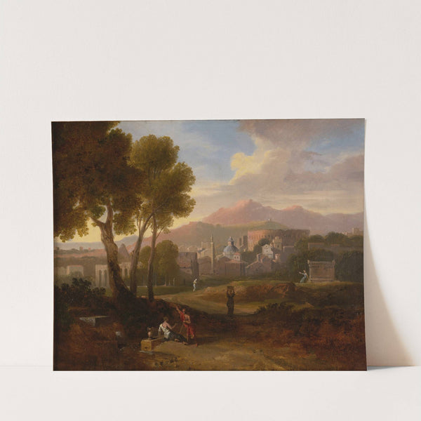 Outside The City Walls by Jan Frans Van Bloemen