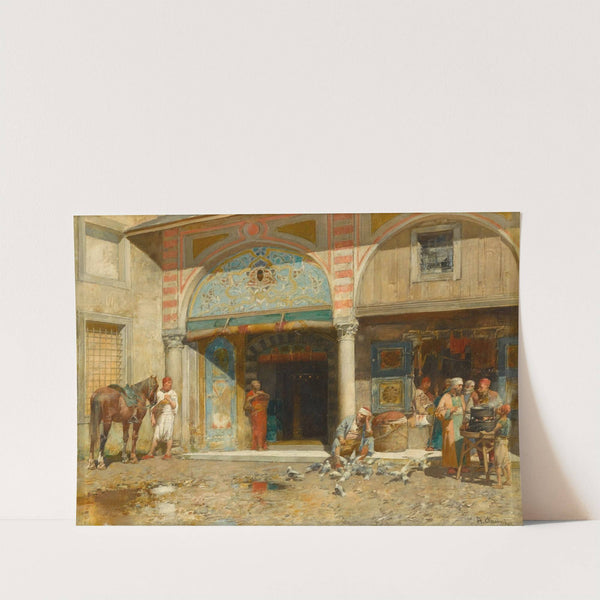 Outside the Mosque by Alberto Pasini