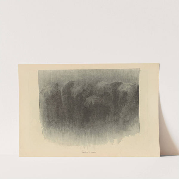 Outside the Pit Entrance (1893-1900) by Charles Dana Gibson