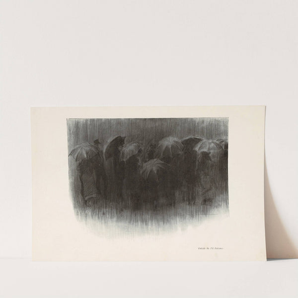 Outside the Pit Entrance (1897) by Charles Dana Gibson