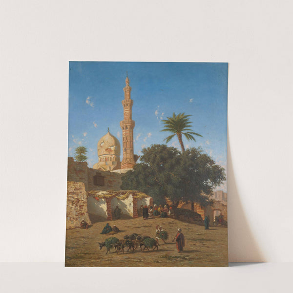 Outside The Walls Of A North African City by Narcisse Berchère