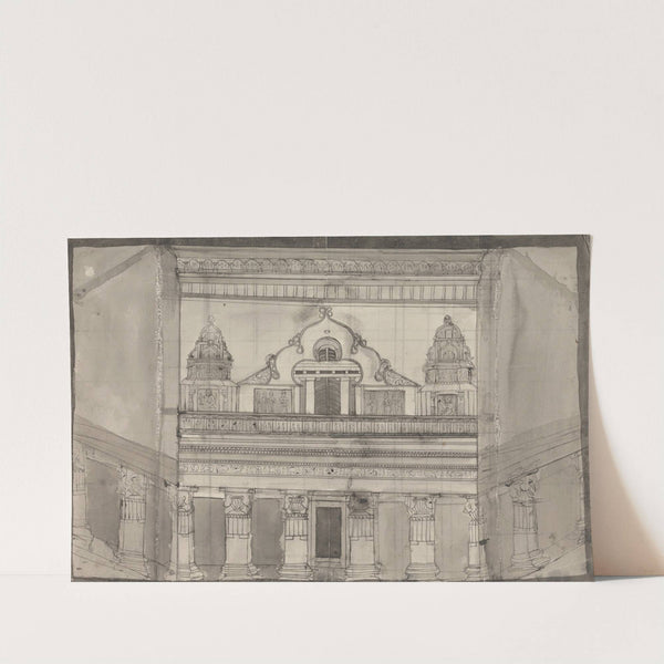 Outside View of Biskurma ka Joompree (Vishvakarma) by Gangaram Chintaman Tambat