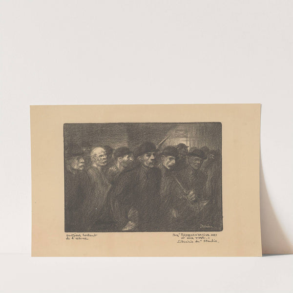 Ouvriers sortant de l’usine (1903) by Théophile Alexandre Steinlen