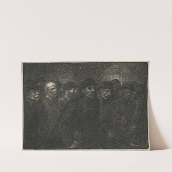 Ouvriers Sortant de L’Usine (1903) by Théophile Alexandre Steinlen