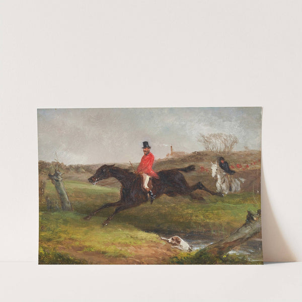 Over a brook by William Shayer