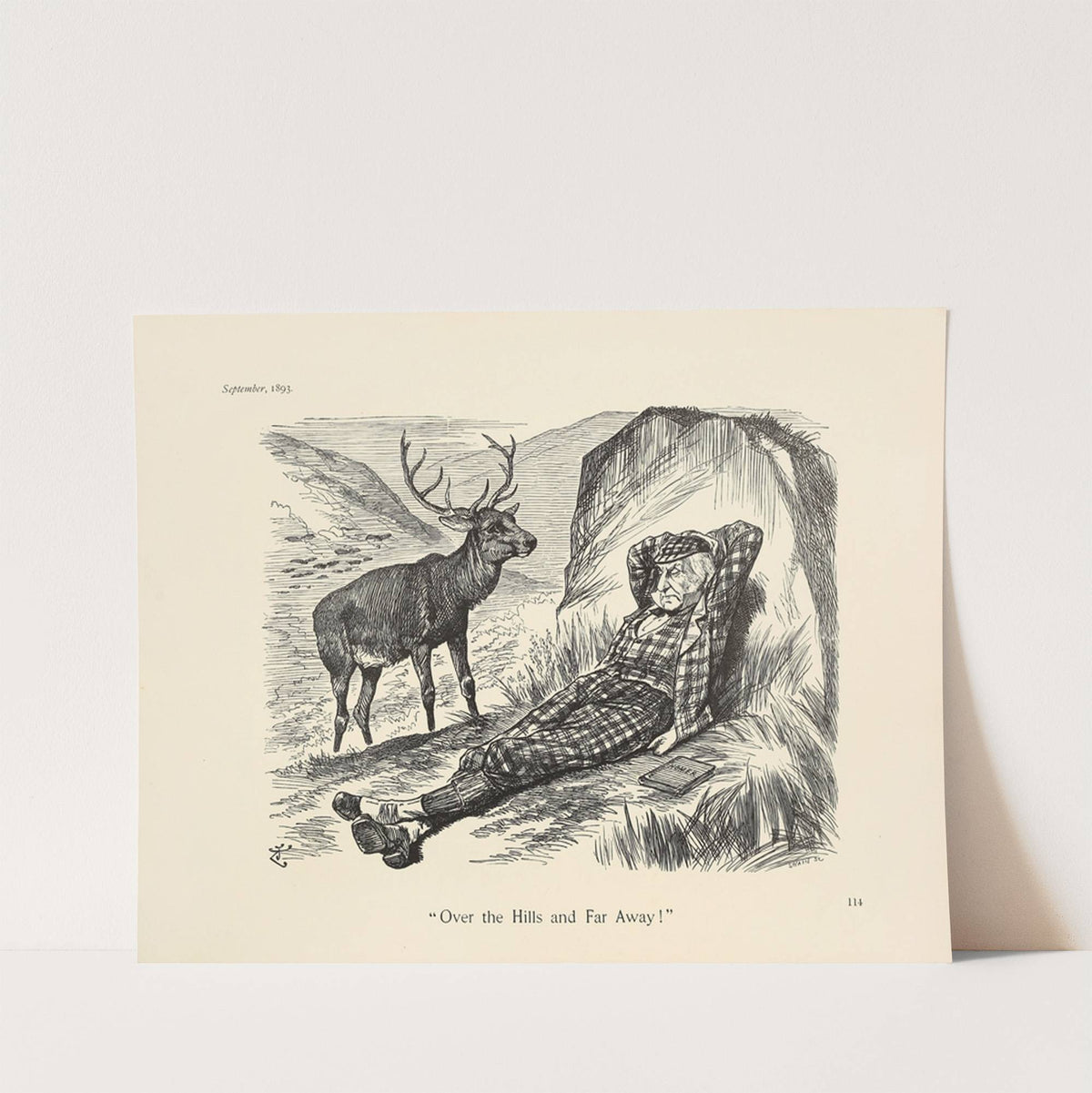 Over the Hills and Far Away! by Sir John Tenniel