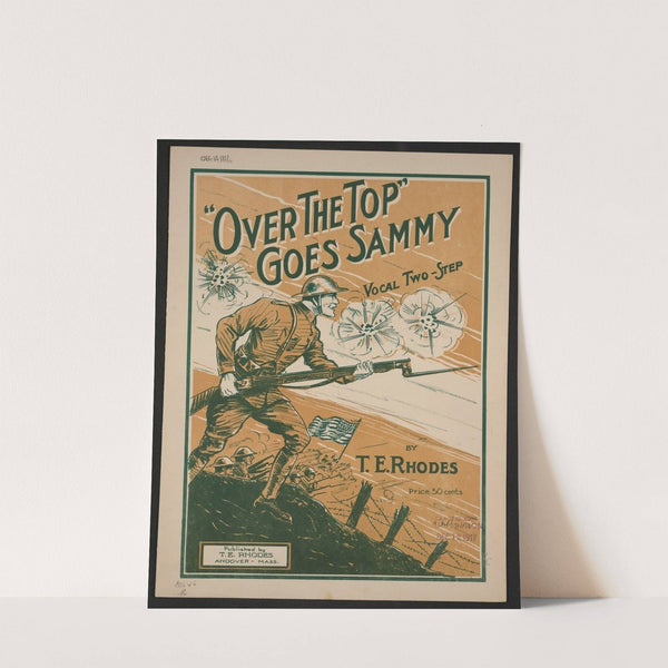 Over the top goes Sammy by Anonymous