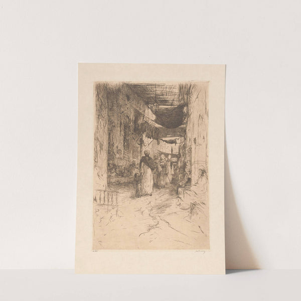 Overdekte straat in Caïro (1922) by Marius Bauer