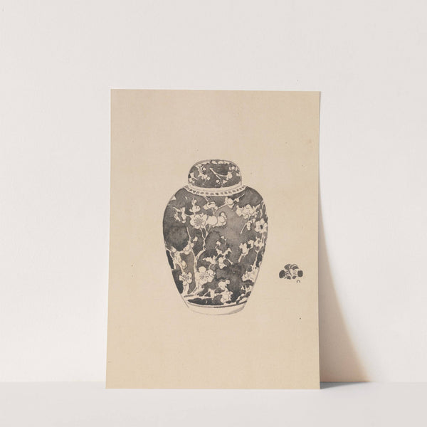 Oviform Ginger Jar with Bell-shaped cover (1878) by James Abbott McNeill Whistler