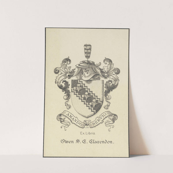 Owen S. G. Clarendon by John Vinycomb