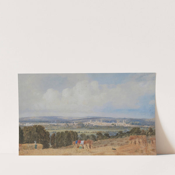 Oxford from Hinksey Hill by William Turner of Oxford