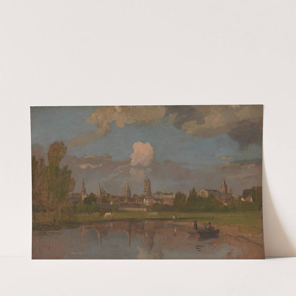 Oxford from the River with Christ Church in the Foreground by William Turner of Oxford