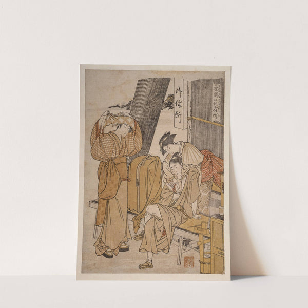 Oyasumi-dokoro – Roadside tea-stall (1793-1804) by Kitagawa Utamaro