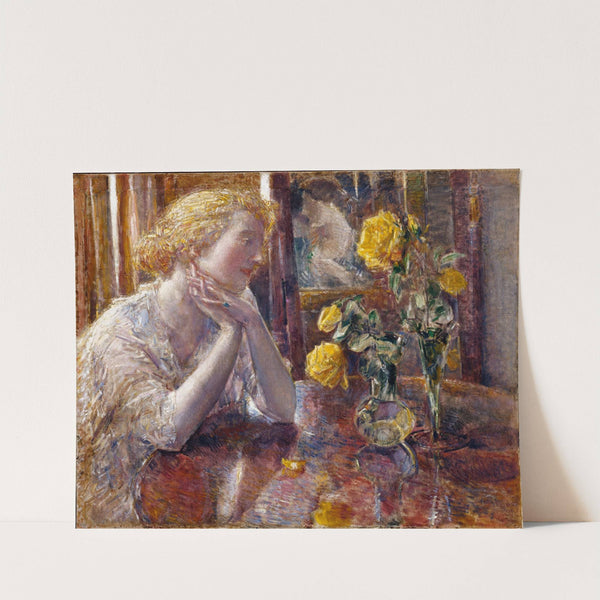 Oyster Sloop,Cos Cob by Childe Hassam