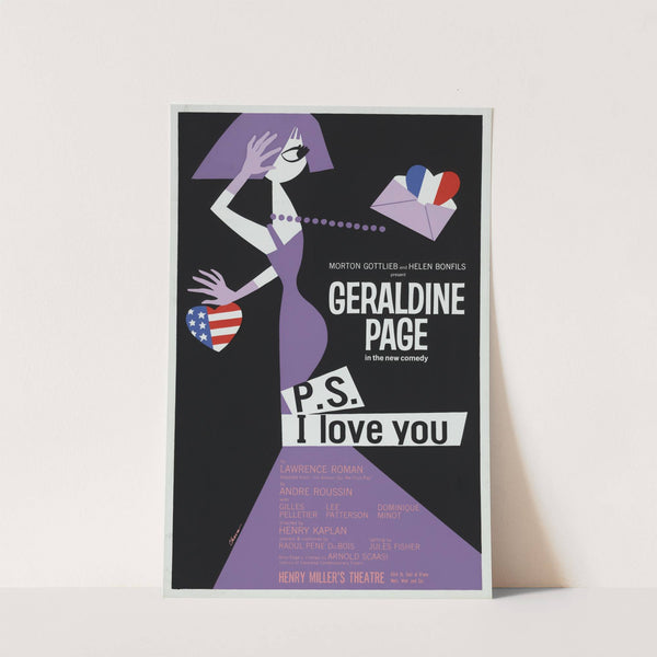 P.S. I love you (1964) by Artcraft Lithograph