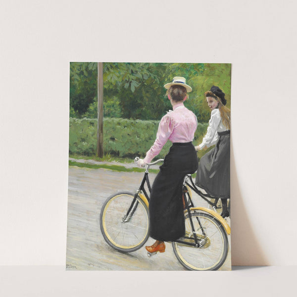 På cykeltur en sommerdag by Paul Fischer