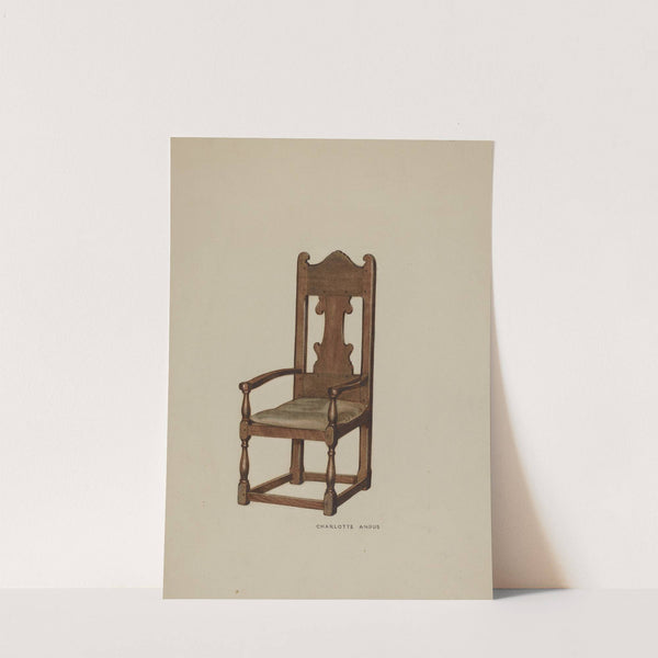 Pa. German Arm Chair by Charlotte Angus