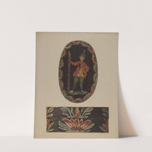 Pa. German Band Box by Frances Lichten