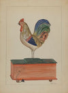 Pa. German Bellows Toy Rooster