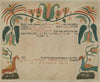 Pa. German Birth and Baptismal Certificate