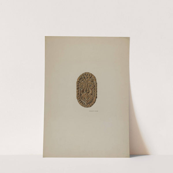 Pa. German Block Used in Pressing and Steaming by Charlotte Angus