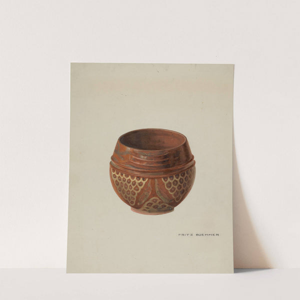 Pa. German Bowl by Fritz Boehmer