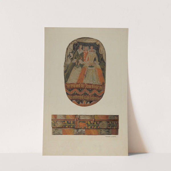 Pa. German Bride's Box by Frances Lichten