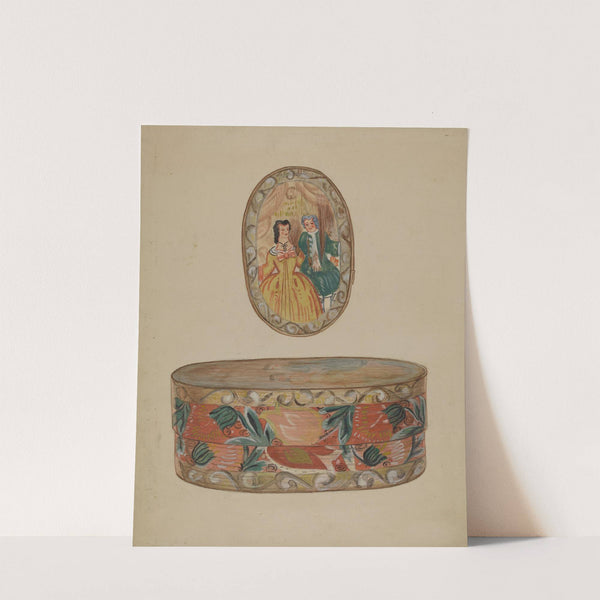 Pa. German Bride's Box by American 20th Century