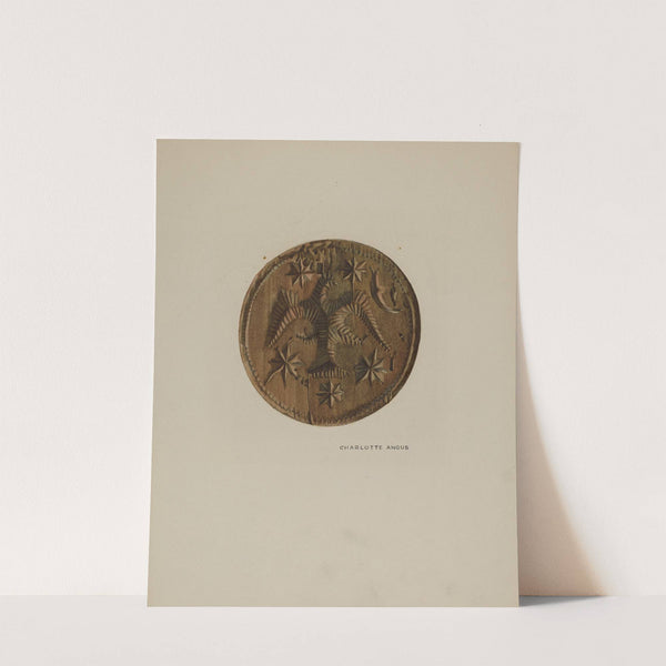 Pa. German Butter Mold by Charlotte Angus