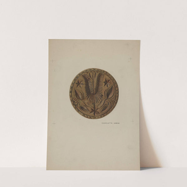 Pa. German Butter Mold by Charlotte Angus