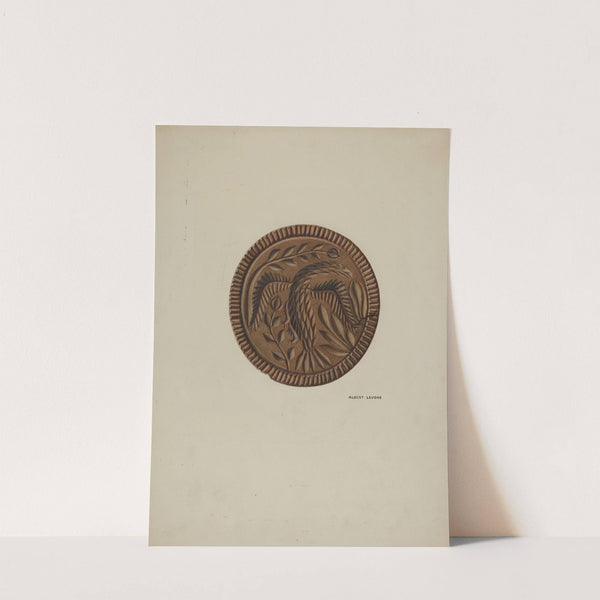 Pa. German Butter Mold by Albert Levone