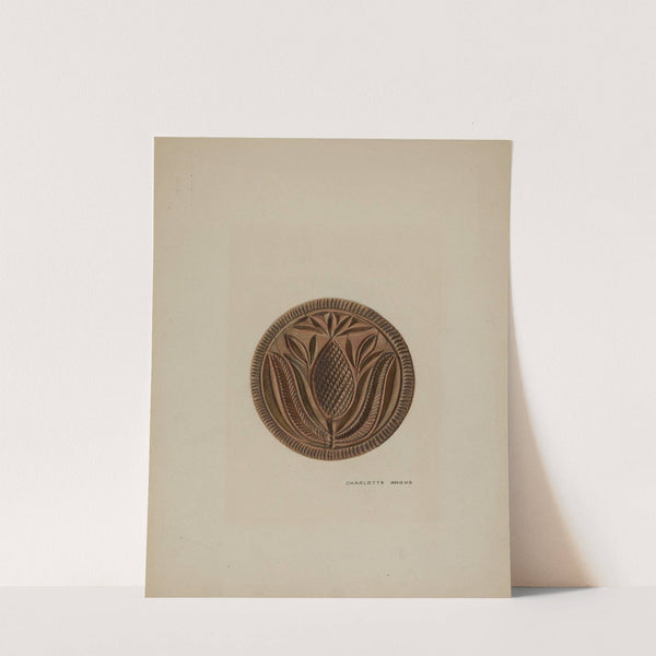 Pa. German Butter Mold by Charlotte Angus