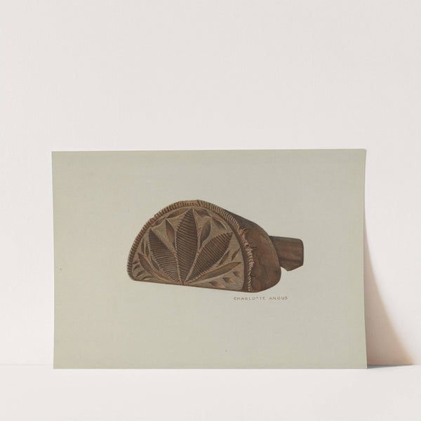 Pa. German Butter Mold by Charlotte Angus