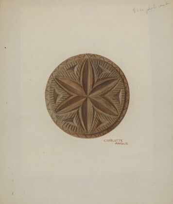 Pa. German Butter Mold