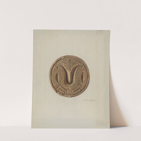 Pa. German Butter Mold by Franklyn Syres