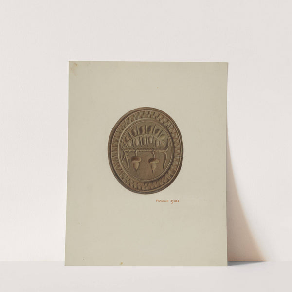 Pa. German Butter Mold by Franklyn Syres