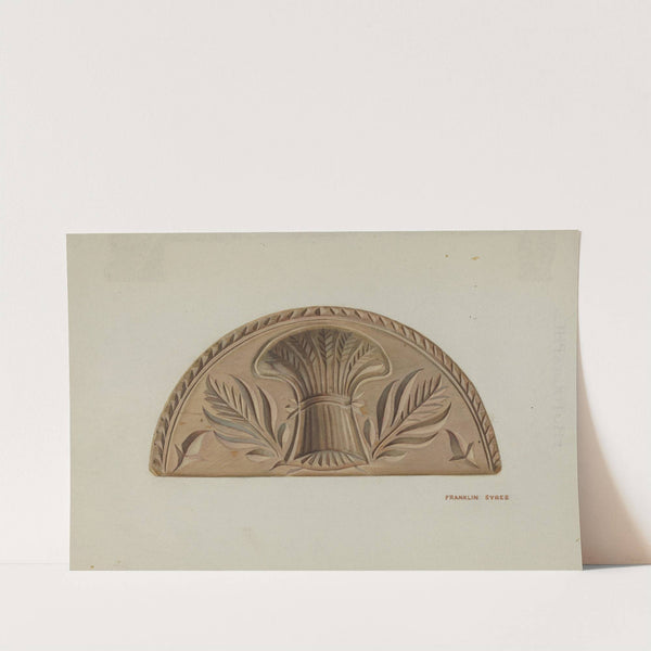 Pa. German Butter Mold by Franklyn Syres