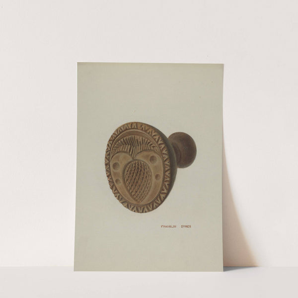 Pa. German Butter Mold by Franklyn Syres