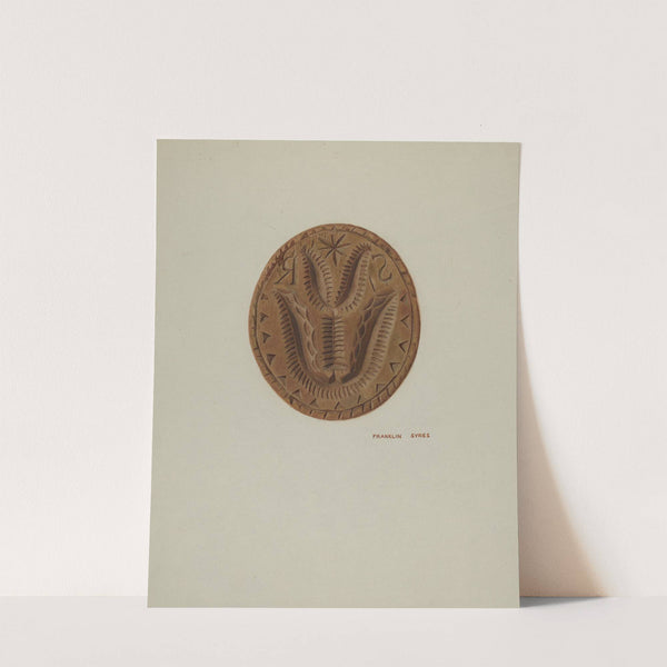 Pa. German Butter Mold by Franklyn Syres