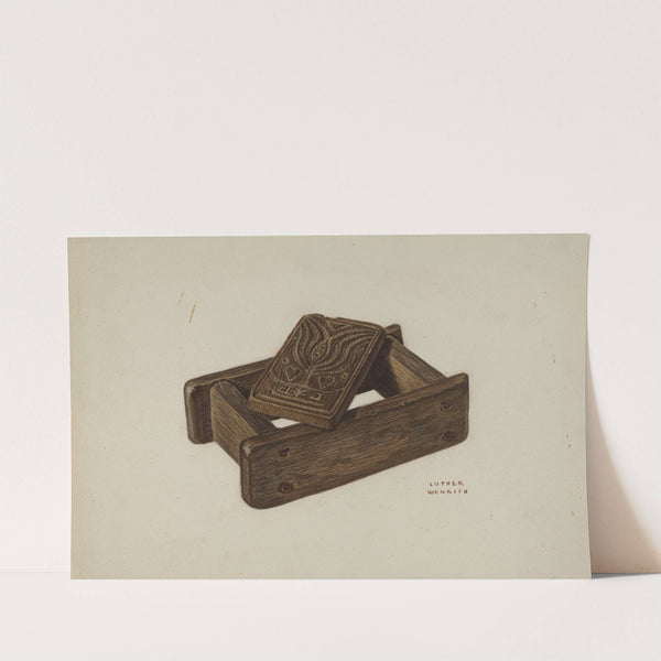 Pa. German Butter Mold by Luther D. Wenrich