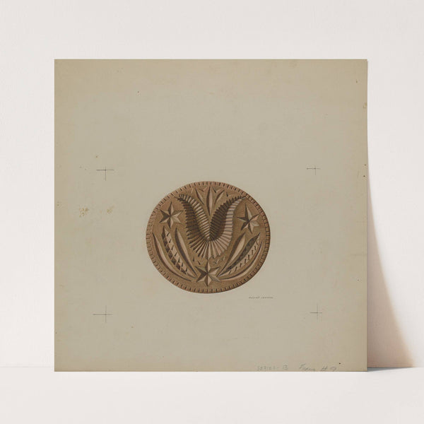 Pa. German Butter Mold by Albert Levone