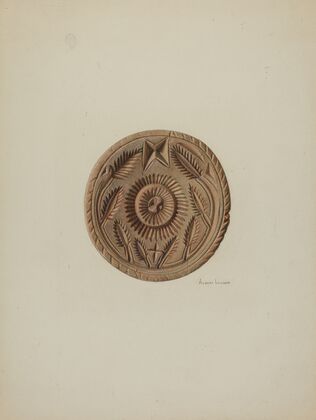 Pa. German Butter Mold