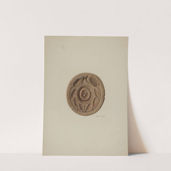 Pa. German Butter Mold by Albert Levone