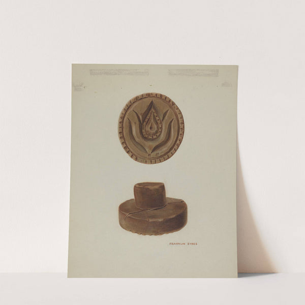 Pa. German Butter Mold by Albert Levone