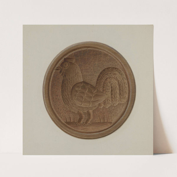 Pa. German Butter Mold by Alfred H. Smith