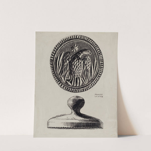 Pa. German Butter Stamp by Frances Lichten