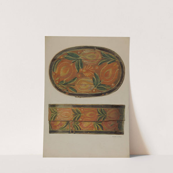 Pa. German Cap Box by Frances Lichten