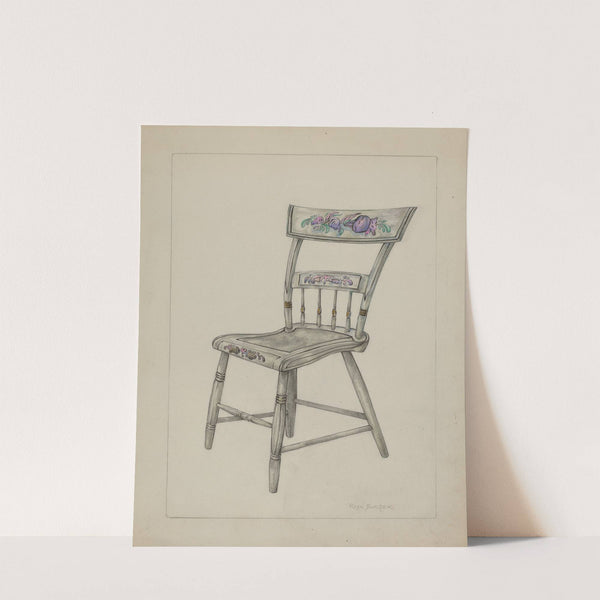 Pa. German Chair by Rosa Burger