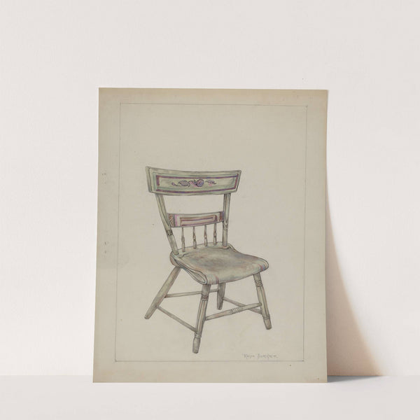 Pa. German Chair by Rosa Burger